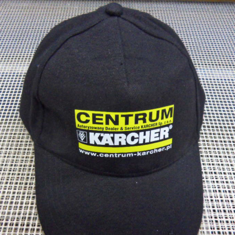 Czapka z daszkiem z logotypem Karcher - nadruk reklamowy